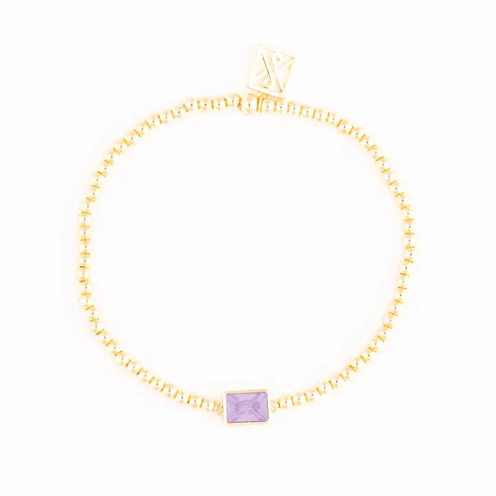 Colby Birthstone Bracelet (June)