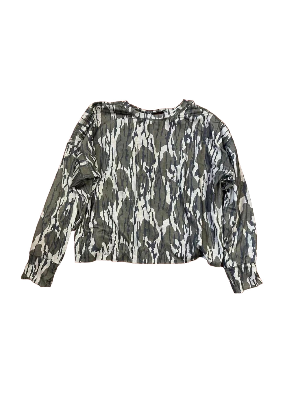 Bottomland Camo Long Sleeve Top