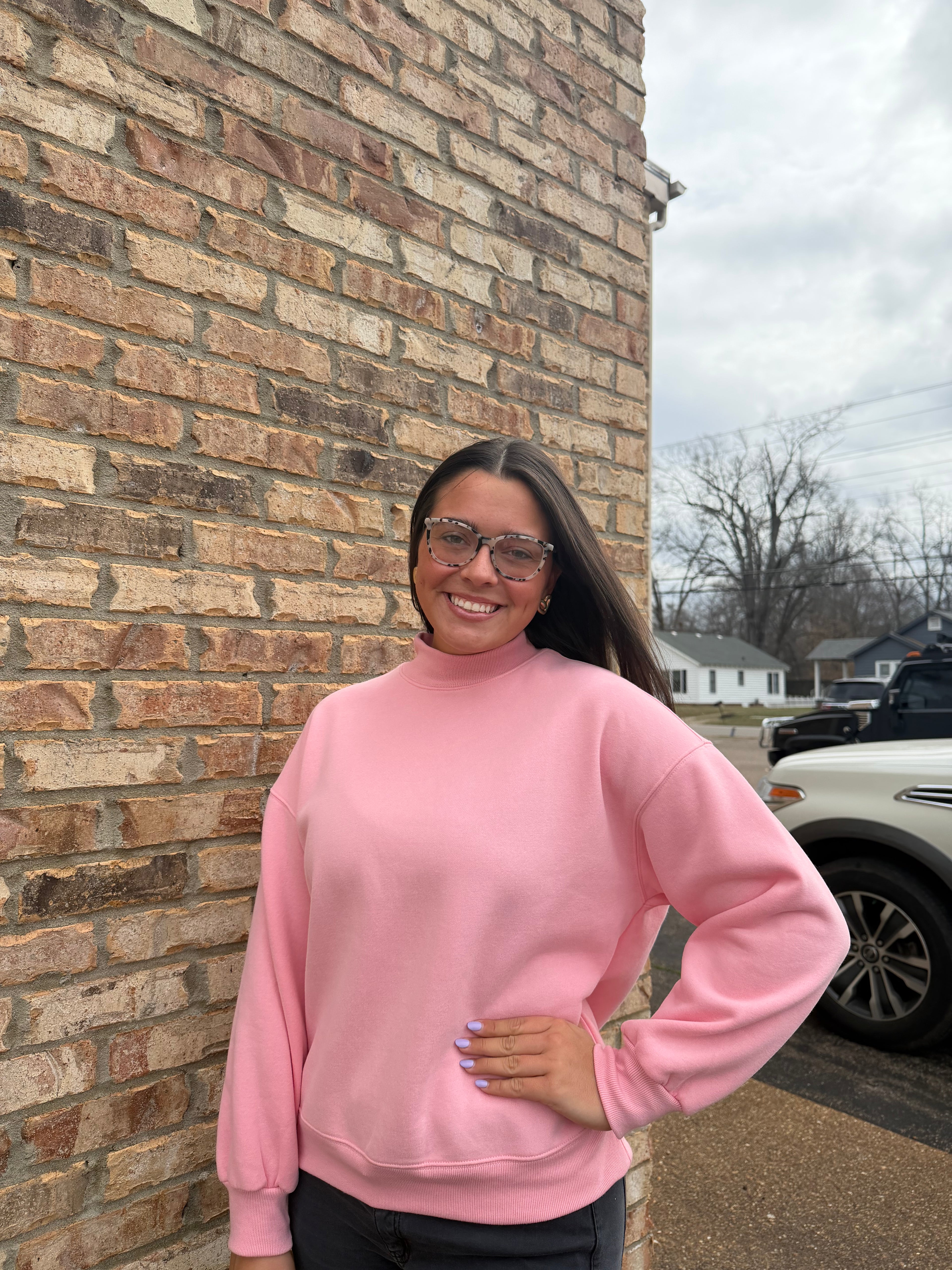 Sweetheart Mock-neck